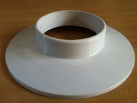 Cleva Cova fitted over an outlet pipe